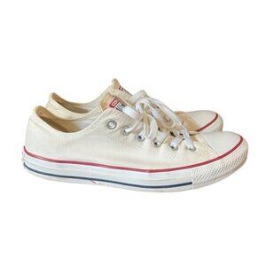 Converse Chuck Taylor All Star Low Top White Sneakers Women’s 10 / Men’s 8